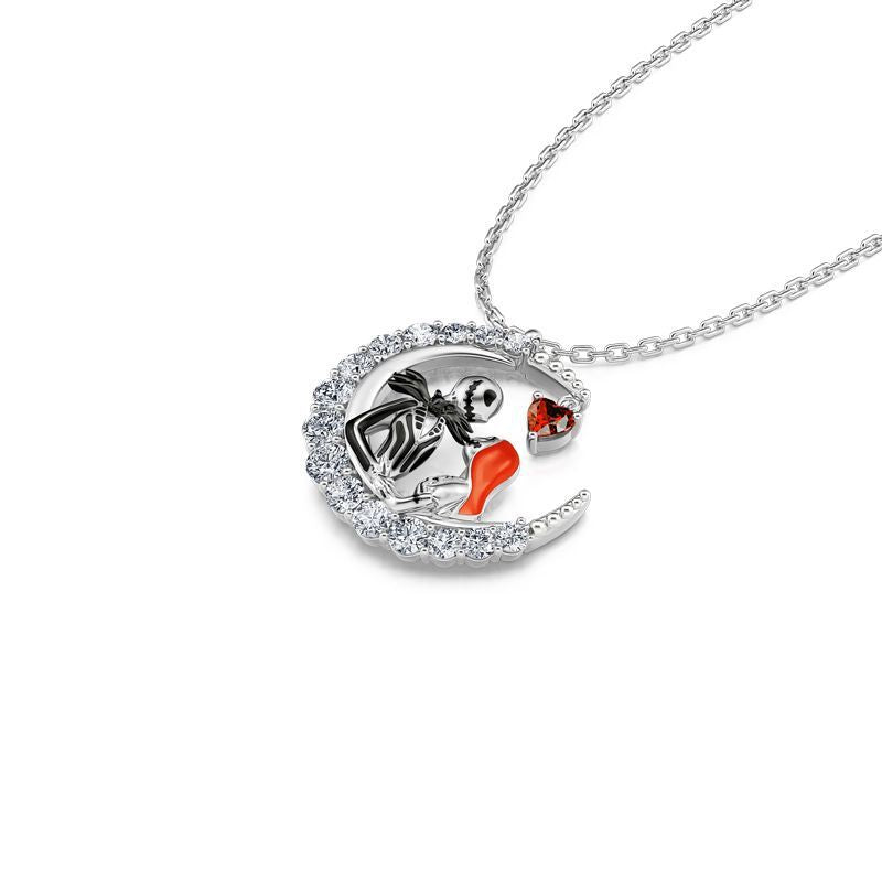 Moonlit Romance Pendant – Jack & Sally