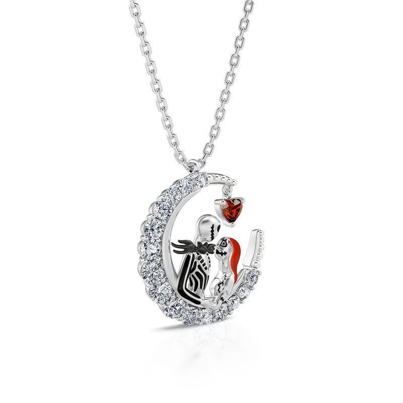 Moonlit Romance Pendant – Jack & Sally